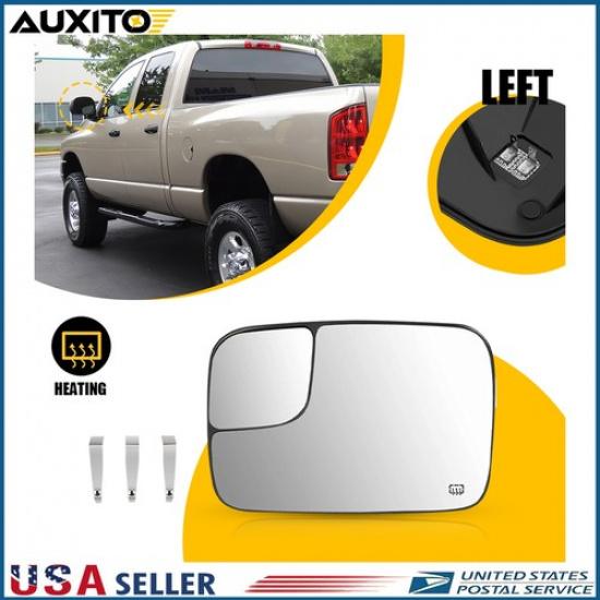 Heated Driver Left Side Mirror Glass Fits 2005-2009 Dodge RAM 2500 3500 Pickup
Heated Driver Left Side Mirror Glass Fits 2005-2009 Dodge RAM 2500 3500 Pickup