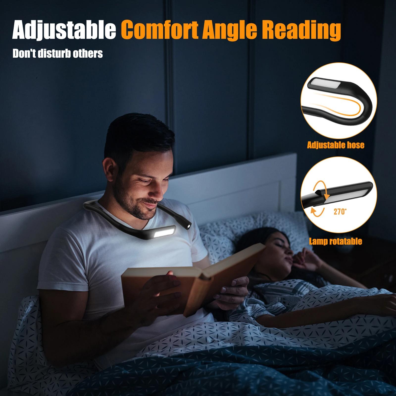 Soft Neckband Neck Hanging LED Reading Light Rechargeable Stepless Dimming Lamp A
Soft Neckband Neck Hanging LED Reading Light Rechargeable Stepless Dimming Lamp A