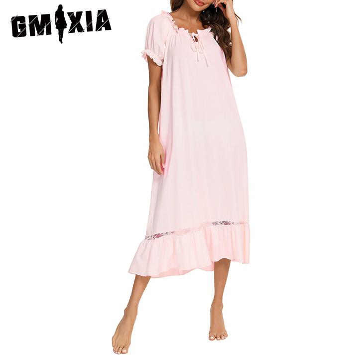 GMXIA Pajamas Cute Short Sleeve Nightgown Comfortable Homewear Casual Loungewear S білий
GMXIA Pajamas Cute Short Sleeve Nightgown Comfortable Homewear Casual Loungewear S білий