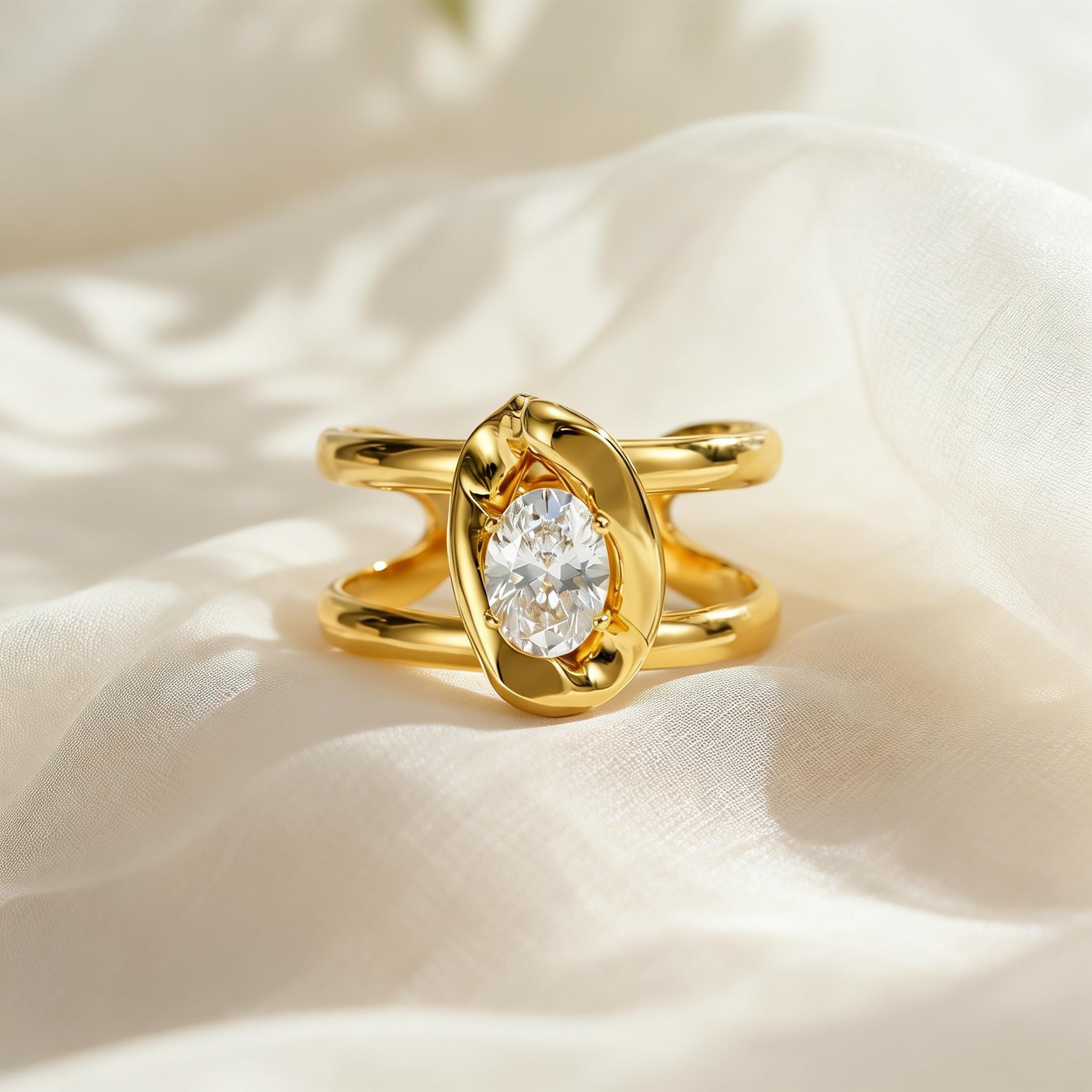 Fashion Shiny Zircon Geometric Line Open Rings for Women, High Quality Stainless Steel Ring, Gold Plated Luxury Finger Jewelry
Fashion Shiny Zircon Geometric Line Open Rings for Women, High Quality Stainless Steel Ring, Gold Plated Luxury Finger Jewelry