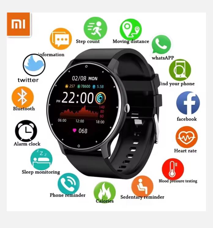 Смарт-годинник Xiaomi Чоловічий Жіночий Повністю Сенсорний Екран Спортивний Фітнес-годинник Чоловічий IP67 Водонепроникний Bluetooth Для Android IOS Смарт-годинник Чоловічий
Смарт-годинник Xiaomi Чоловічий Жіночий Повністю Сенсорний Екран Спортивний Фітнес-годинник Чоловічий IP67 Водонепроникний Bluetooth Для Android IOS Смарт-годинник Чоловічий