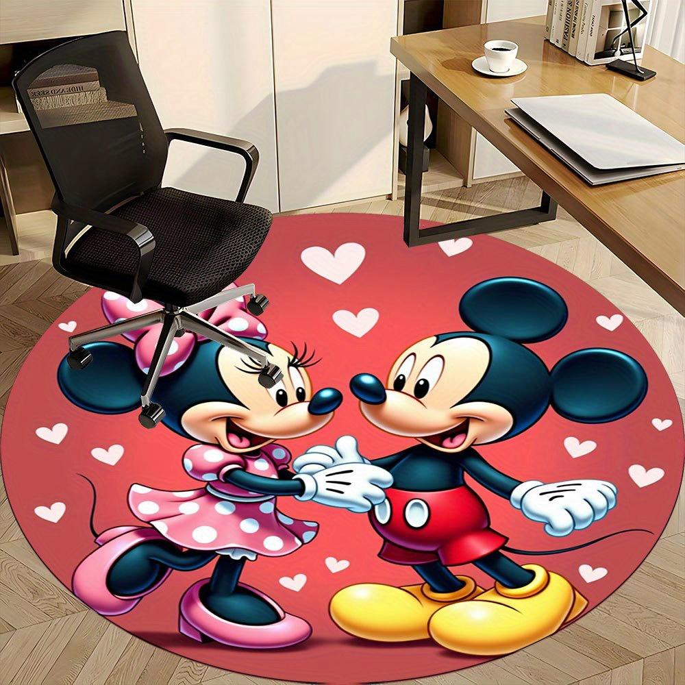 1pc Love in Motion Mickey & Minnie Mouse Inspired Round Rug - Perfect for Office, Living Room, Bedroom Decor with Non-Slip Backing -0412077 80cm by 80cm
1pc Love in Motion Mickey & Minnie Mouse Inspired Round Rug - Perfect for Office, Living Room, Bedroom Decor with Non-Slip Backing -0412077 80cm by 80cm