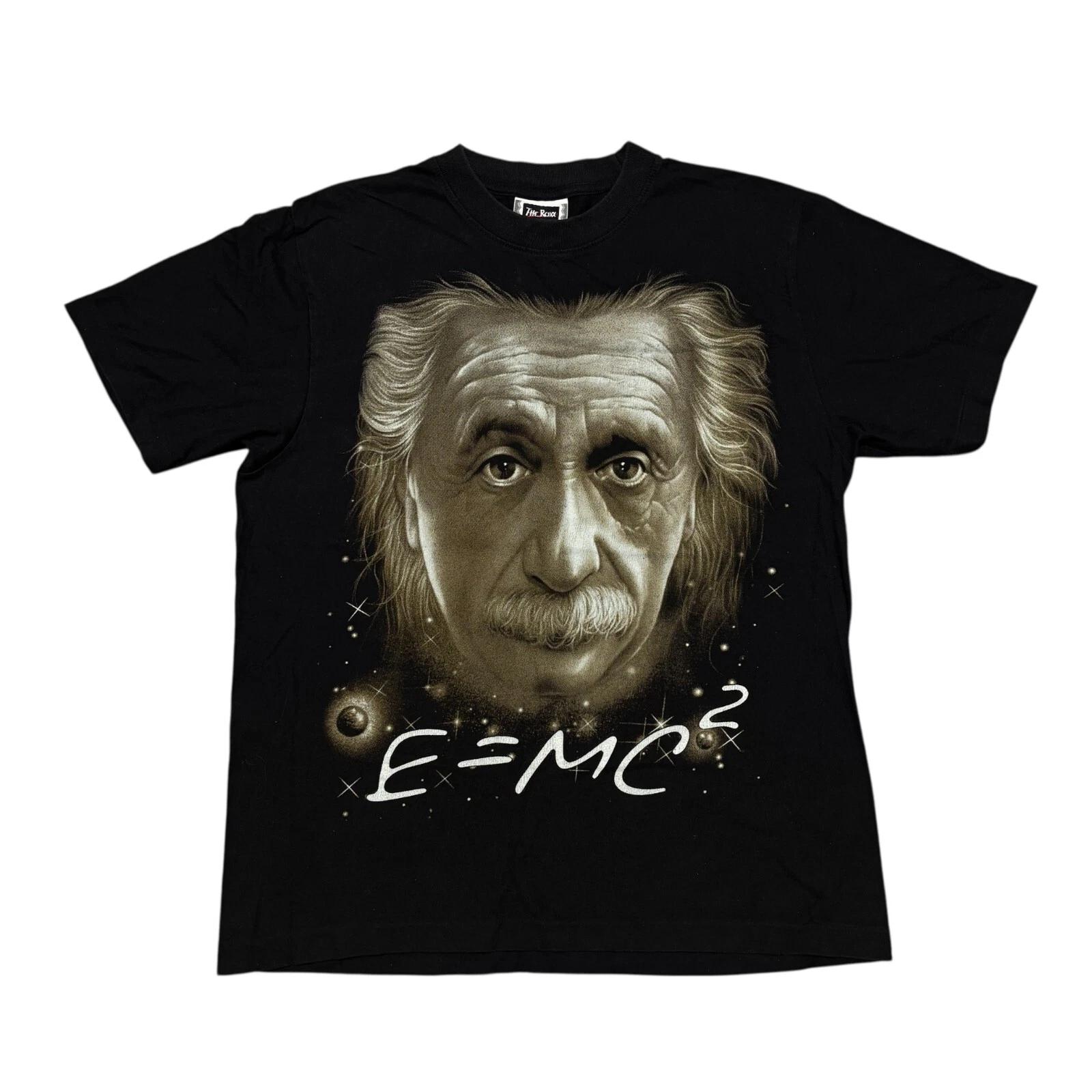 Vintage Albert Einstein Shirt Large Black 90s Single Stitch Science Art Tee L
Vintage Albert Einstein Shirt Large Black 90s Single Stitch Science Art Tee L