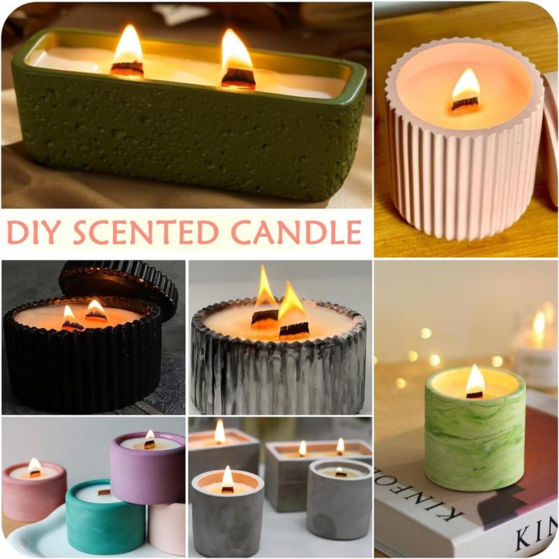 ABJI-Wood Wicks For Candles Making For Soy Wax, Coconut Wax For Beginners & Professional
ABJI-Wood Wicks For Candles Making For Soy Wax, Coconut Wax For Beginners & Professional