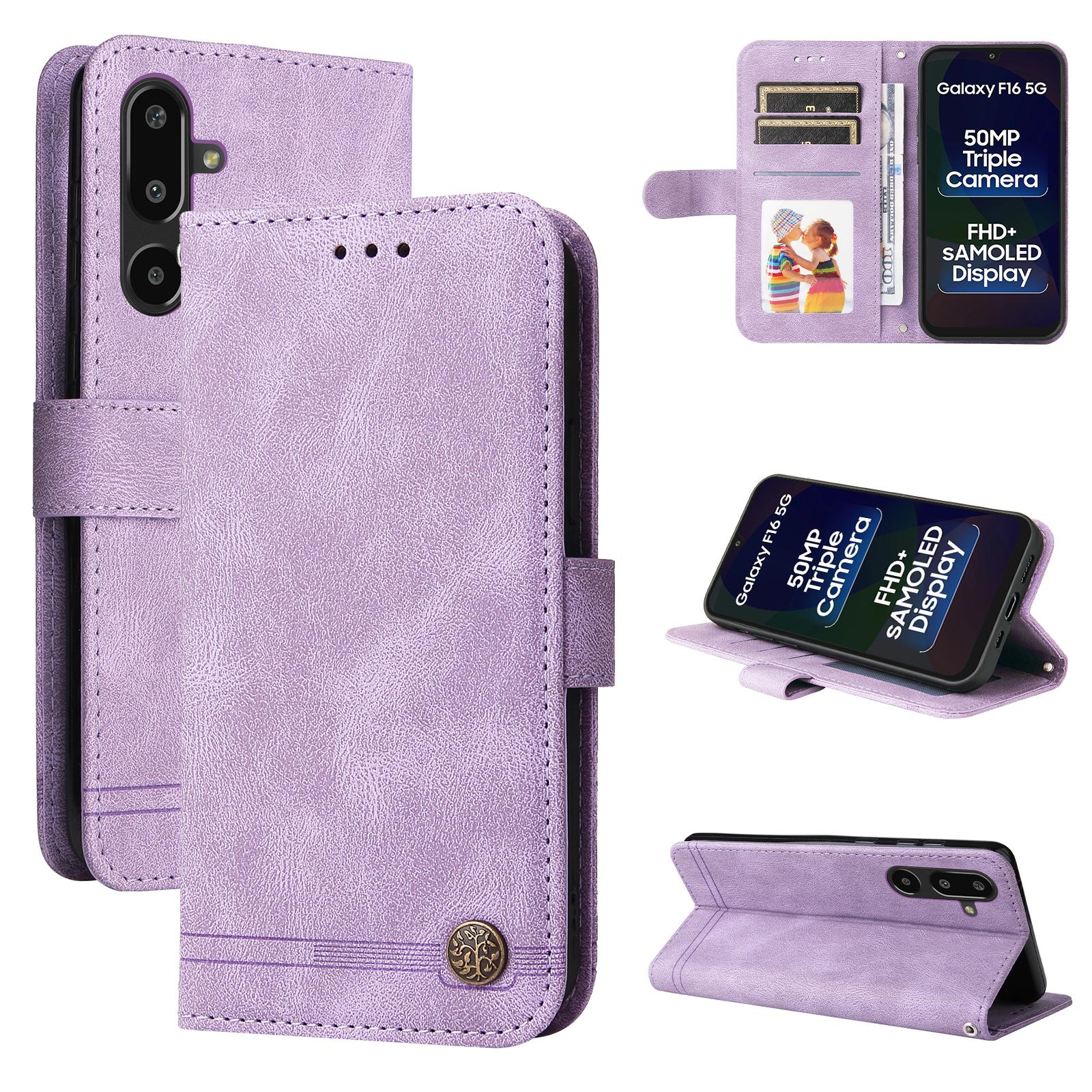 For Samsung Galaxy F16 5G/Galaxy M16 5G Leather Wallet Cases Skin Touch Phone Cover Stand with Strap Brown
For Samsung Galaxy F16 5G/Galaxy M16 5G Leather Wallet Cases Skin Touch Phone Cover Stand with Strap Brown