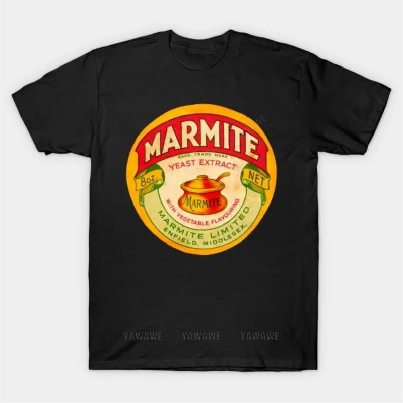 Beach man tee shirt fashion print tees Vintage Marmite Yeast Extract Jar Label T Shirt teenager cotton tee shirt male summer top 4XL
Beach man tee shirt fashion print tees Vintage Marmite Yeast Extract Jar Label T Shirt teenager cotton tee shirt male summer top 4XL