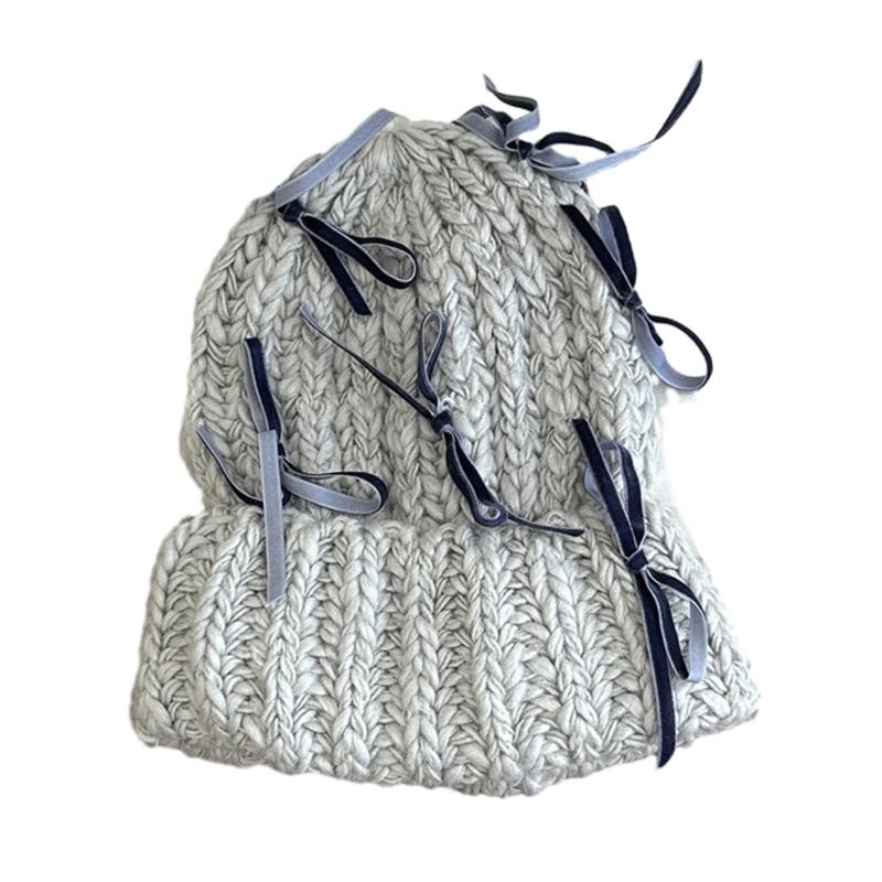 Elastic Windproof Beanie with Cute Velvet Bowknot Shopping Hat for Adult Teens
Elastic Windproof Beanie with Cute Velvet Bowknot Shopping Hat for Adult Teens