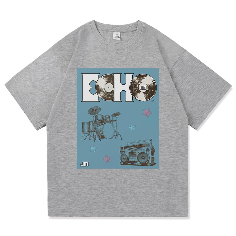 Jin Echo T Shirt Fashion Unisex/Womne New Album Runseokjin EP Tour T-Shirt Unisex High Quality Vintage Cool Cotton Tees Shirts 3XL
Jin Echo T Shirt Fashion Unisex/Womne New Album Runseokjin EP Tour T-Shirt Unisex High Quality Vintage Cool Cotton Tees Shirts 3XL