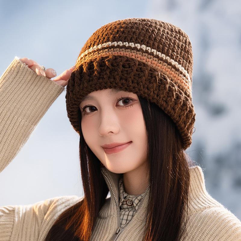 Универсальная шерстяная шапка в полоску с цветовыми блоками для женщин на осень и зиму, для путешествий на открытом воздухе, ветрозащитная шапка с защитой ушей, утолщенная теплая шапка-пуловер One Size
Универсальная шерстяная шапка в полоску с цветовыми блоками для женщин на осень и зиму, для путешествий на открытом воздухе, ветрозащитная шапка с защитой ушей, утолщенная теплая шапка-пуловер One Size