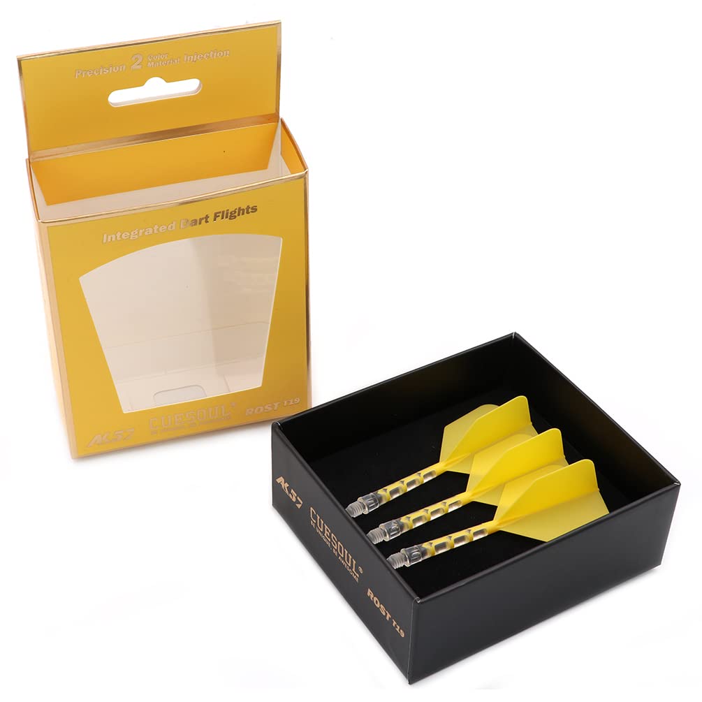 CUESOUL ROST T19 Shaft Integrated Flight Big Wing Shape Yellow with white Ice Shaft set - 3-piece (CS-AK577L)
CUESOUL ROST T19 Shaft Integrated Flight Big Wing Shape Yellow with white Ice Shaft set - 3-piece (CS-AK577L)
