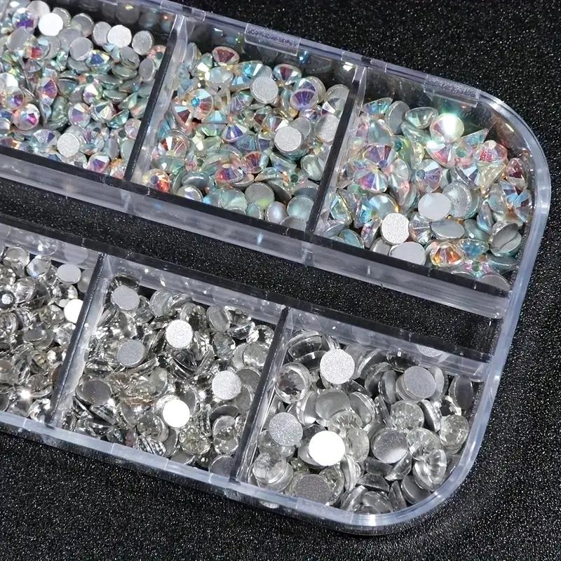Boxed 3D Flat Back Nail Rhinestones Nail Gems Glass AB & Clear Crystal Rhinestones Kit Nail Art Charms DIY Manicure Accessories
Boxed 3D Flat Back Nail Rhinestones Nail Gems Glass AB & Clear Crystal Rhinestones Kit Nail Art Charms DIY Manicure Accessories