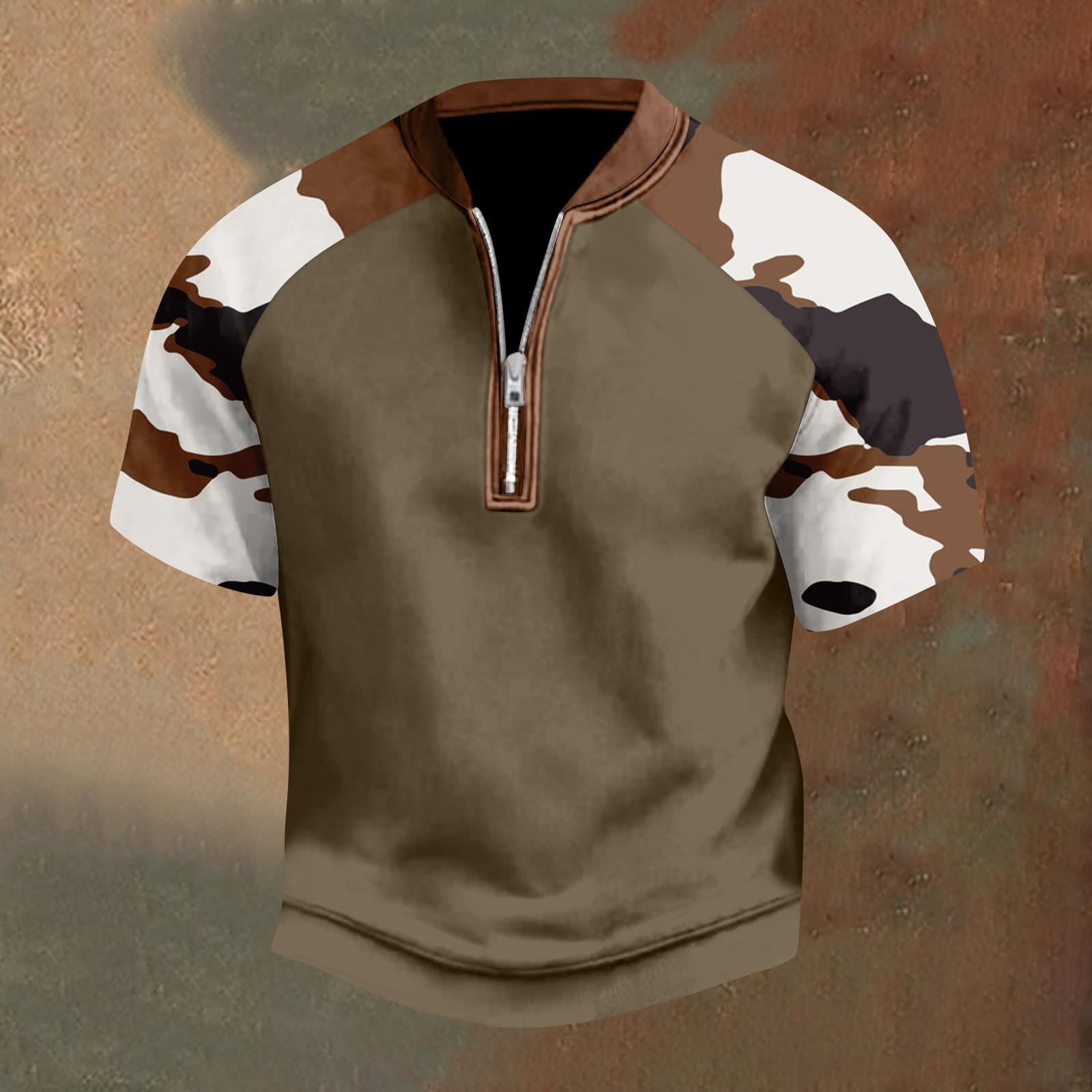 Чоловіча повсякденна футболка з короткими рукавами на блискавці M білий
Чоловіча повсякденна футболка з короткими рукавами на блискавці M білий