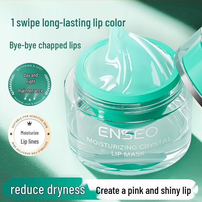ENSEO Crystal Clear Hydrating Lip Mask: Moisturizes, Reduces Lip Lines, Perfect for Winter Dryness and Cracking.
ENSEO Crystal Clear Hydrating Lip Mask: Moisturizes, Reduces Lip Lines, Perfect for Winter Dryness and Cracking.