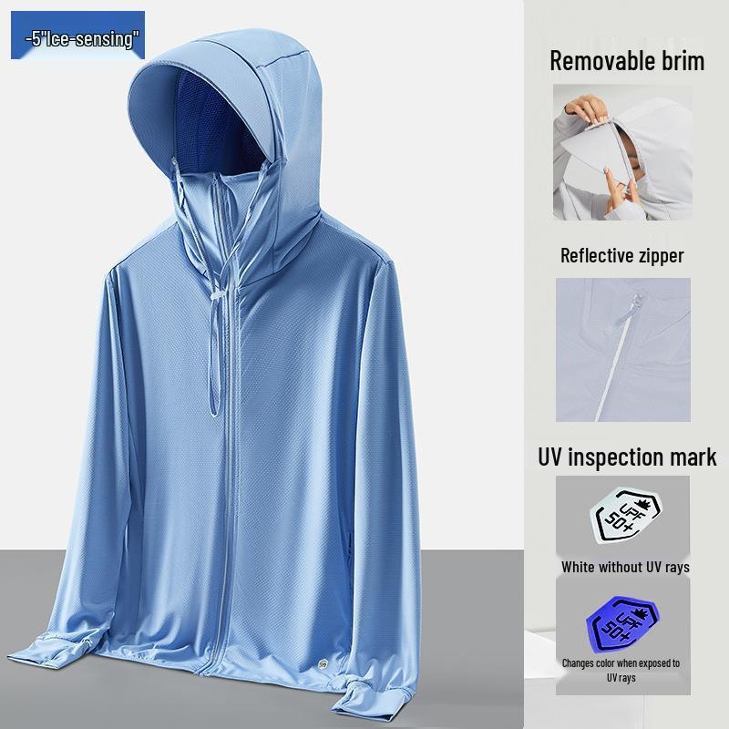 UPF 50+ Ice Silk Sun Protection Cardigan for Men & Women - Lightweight UV-Resistant Summer Jacket 3XL (160-175jin)
UPF 50+ Ice Silk Sun Protection Cardigan for Men & Women - Lightweight UV-Resistant Summer Jacket 3XL (160-175jin)