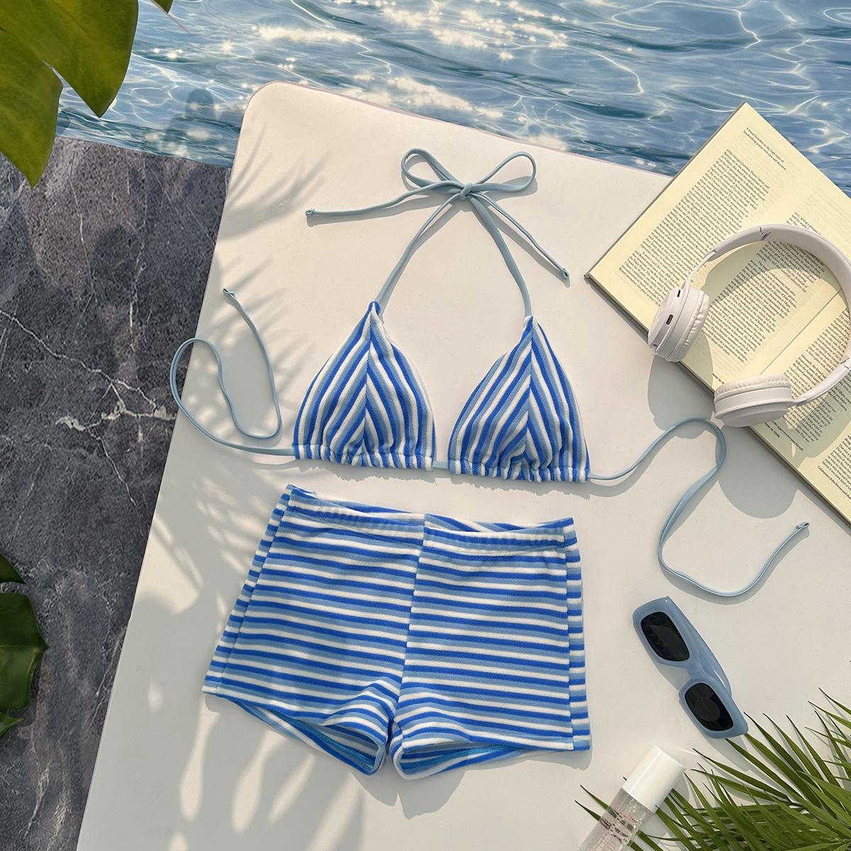 2026 European and American New Striped Towel Cloth Small Fresh and Sexy Split Swimsuit Bikini Bikini S
2026 European and American New Striped Towel Cloth Small Fresh and Sexy Split Swimsuit Bikini Bikini S