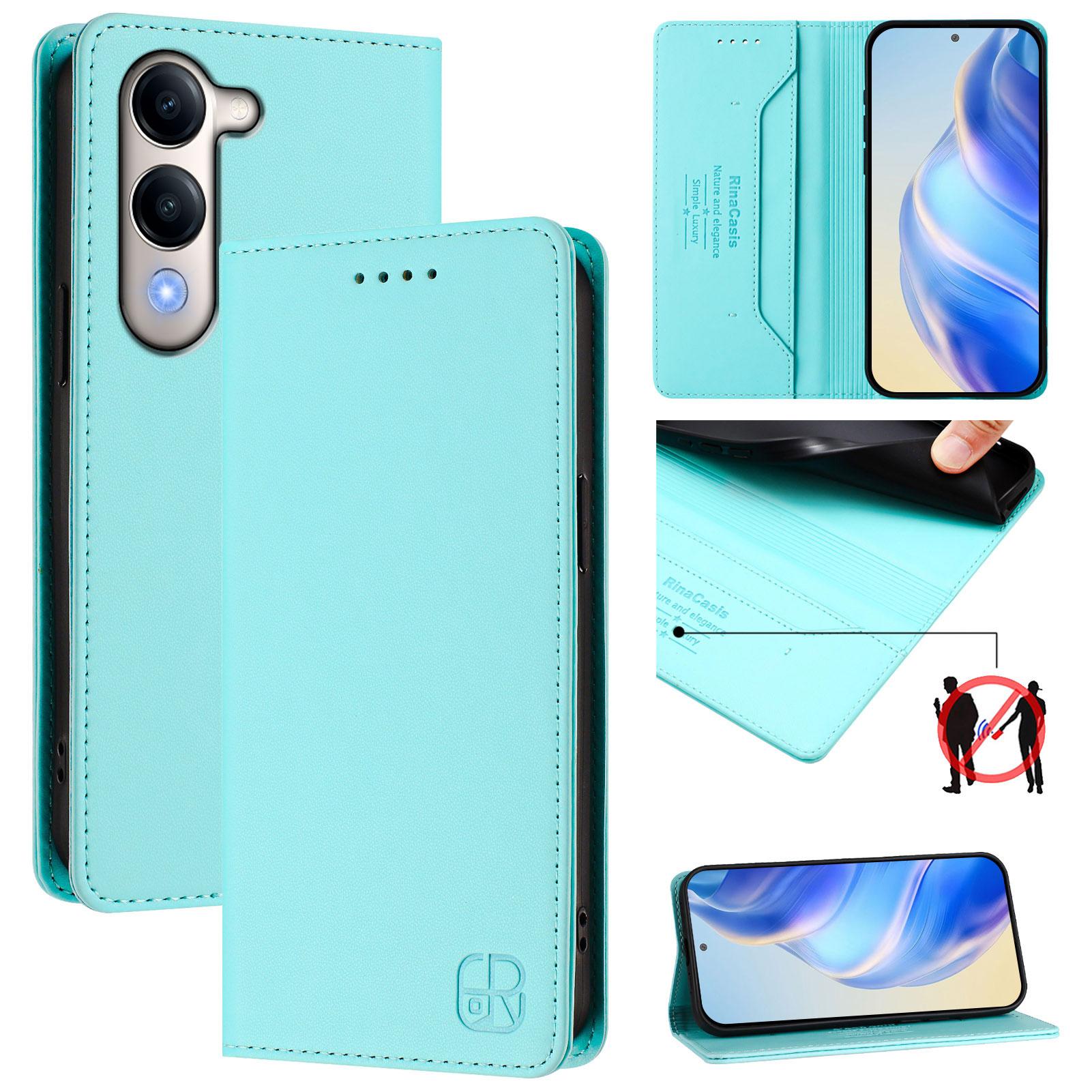 For vivo Y29s 5G Leather Case RINACASIS RC01 Phone Cover with RFID Blocking Wallet Stand Violet
For vivo Y29s 5G Leather Case RINACASIS RC01 Phone Cover with RFID Blocking Wallet Stand Violet