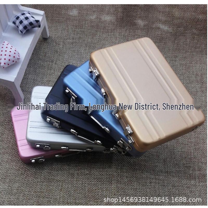 JL Mini Aluminum Lock Box Business Card Holder in Suitcase Style, Perfect as Birthday Gift золотий
JL Mini Aluminum Lock Box Business Card Holder in Suitcase Style, Perfect as Birthday Gift золотий