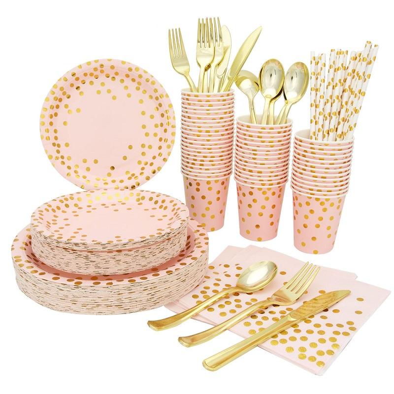 Christmas&Party Tableware Sets Disposable Party Supplies Kits Solid Printing Disposable Party Plates And Cups Napkins
Christmas&Party Tableware Sets Disposable Party Supplies Kits Solid Printing Disposable Party Plates And Cups Napkins