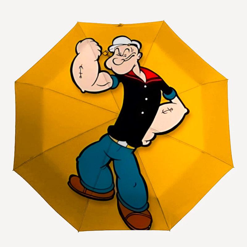 1pc Popeye Automatic Folding Umbrella, Portable Design with 8 Ribs, Casual Outdoor Accessory HolidayBirthday Gifts y250814018
1pc Popeye Automatic Folding Umbrella, Portable Design with 8 Ribs, Casual Outdoor Accessory HolidayBirthday Gifts y250814018