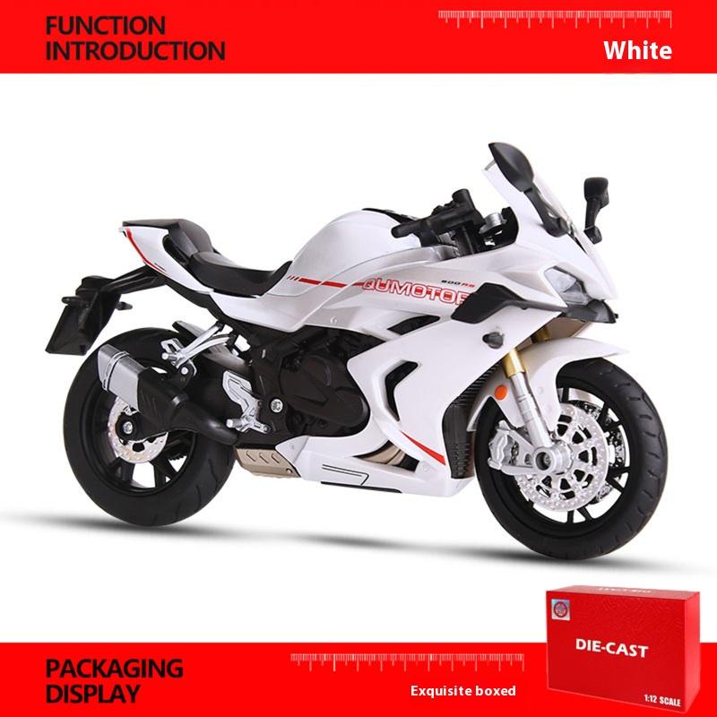 1:12 Qianjiang Sai 600RS motorcycle model, simulated sound and light, exquisite desktop ornaments, Christmas/birthday gifts
1:12 Qianjiang Sai 600RS motorcycle model, simulated sound and light, exquisite desktop ornaments, Christmas/birthday gifts
