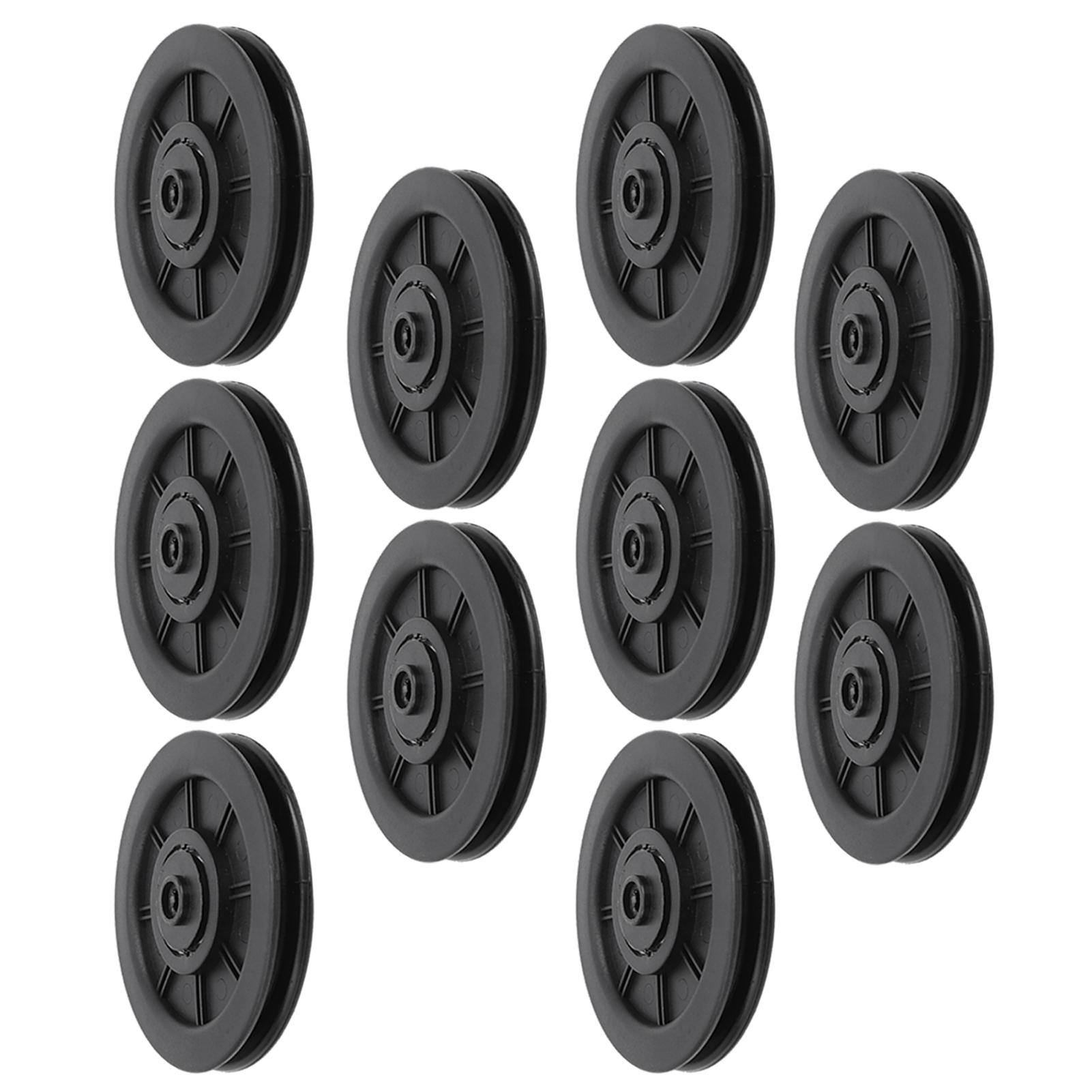 10Pcs/Set 100MM Universal Nylon Bearing Pulley Wheel Replace for Gym Fitness Equipment
10Pcs/Set 100MM Universal Nylon Bearing Pulley Wheel Replace for Gym Fitness Equipment