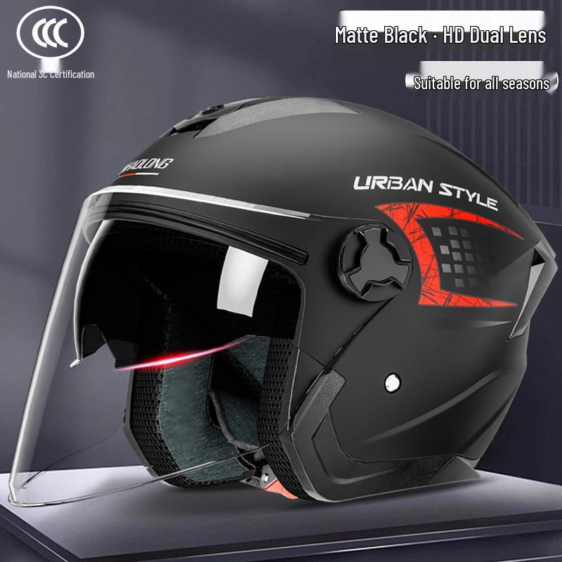 Certified Anti-fog Full Face Electric Vehicle Helmet for Men & Women - Warmth & Safety for All-season Scooter Riding
Certified Anti-fog Full Face Electric Vehicle Helmet for Men & Women - Warmth & Safety for All-season Scooter Riding