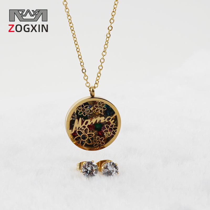 18K Gold & Stainless Steel Mom Necklace Set - Versatile European & American Design for Mother s Day Gift
18K Gold & Stainless Steel Mom Necklace Set - Versatile European & American Design for Mother s Day Gift