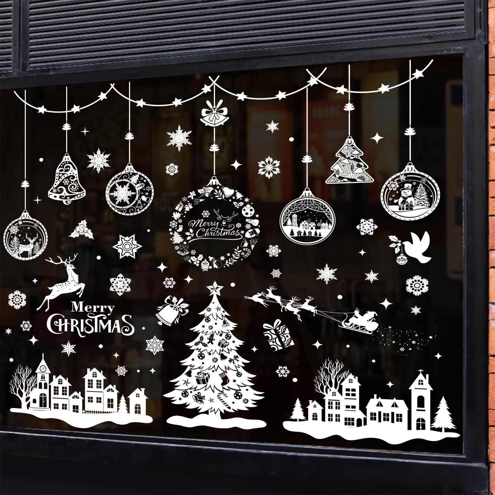 New Christmas decorations Christmas window stickers white snowflake window stickers window decoration markless stickers A
New Christmas decorations Christmas window stickers white snowflake window stickers window decoration markless stickers A