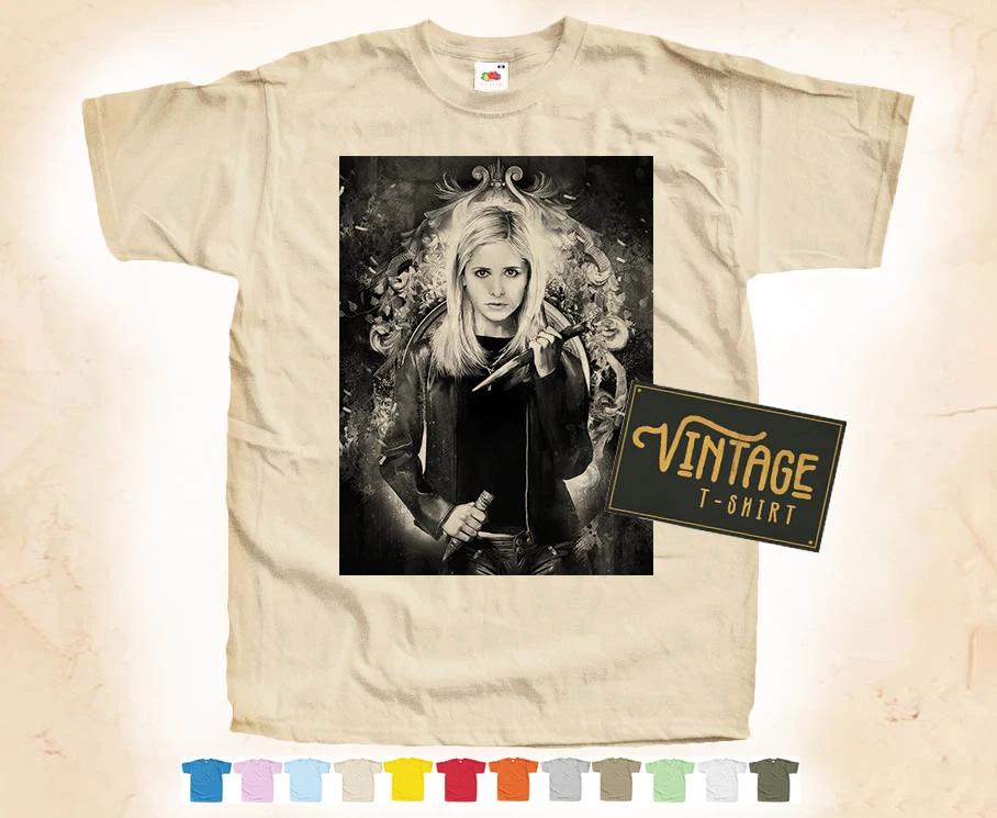 Black Print BUFFY The Vampire Slayer v.3 T-SHIRT Tee Vintage Poster Colors S-5XL 3XL
Black Print BUFFY The Vampire Slayer v.3 T-SHIRT Tee Vintage Poster Colors S-5XL 3XL