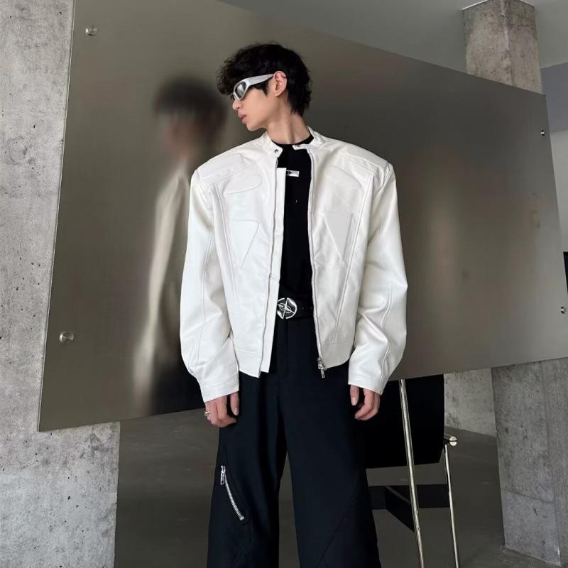 Men s Autumn Retro Loose-Fit Pad Leather Motorcycle Jacket XL білий
Men s Autumn Retro Loose-Fit Pad Leather Motorcycle Jacket XL білий