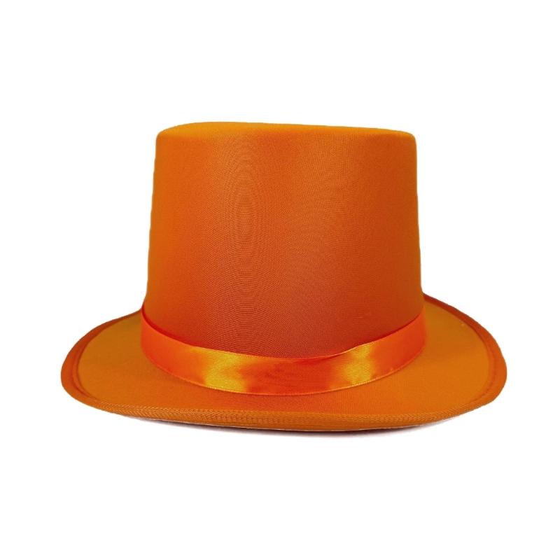 Bright Color Magicians Hat for Women Men with Belt Tall Hat Cosplay Costume Adult Theme Party Stage Performers Hat помаранчевий
Bright Color Magicians Hat for Women Men with Belt Tall Hat Cosplay Costume Adult Theme Party Stage Performers Hat помаранчевий
