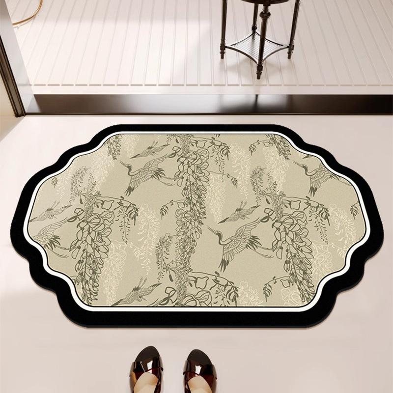 Новый впитывающий коврик для ванной в китайском стиле, противоскользящий коврик для ног, высококачественный коврик для ванной комнаты с диатомовой грязью специальной формы 40*60CM
Новый впитывающий коврик для ванной в китайском стиле, противоскользящий коврик для ног, высококачественный коврик для ванной комнаты с диатомовой грязью специальной формы 40*60CM