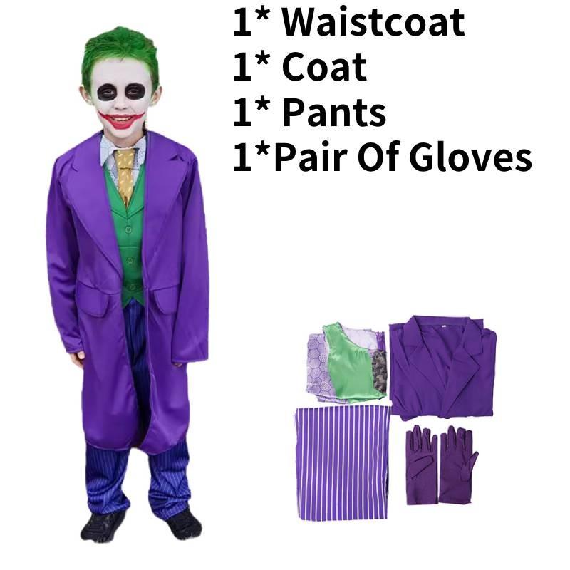 Knight The Dark Joker Kids Cosplay Costume Comics Role Play Party Halloween XL Height 140
Knight The Dark Joker Kids Cosplay Costume Comics Role Play Party Halloween XL Height 140