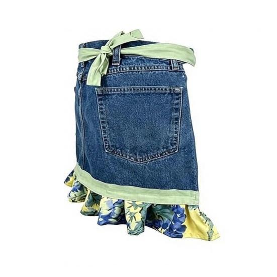 Denim Echo Ruffle Apron with Front Pocket Storage, Vintage Style Jean with Floral Lace, for Women Kitchen Gardening Cooking Apron Gift Size#1pc зелёный
Denim Echo Ruffle Apron with Front Pocket Storage, Vintage Style Jean with Floral Lace, for Women Kitchen Gardening Cooking Apron Gift Size#1pc зелёный