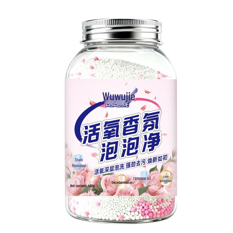 Oxygenating Fragrant Bubble Clean - 460g Stain Remover, Oil Remover, Color Protection, Laundry Fragrance Beads, Color Bleach.
Oxygenating Fragrant Bubble Clean - 460g Stain Remover, Oil Remover, Color Protection, Laundry Fragrance Beads, Color Bleach.