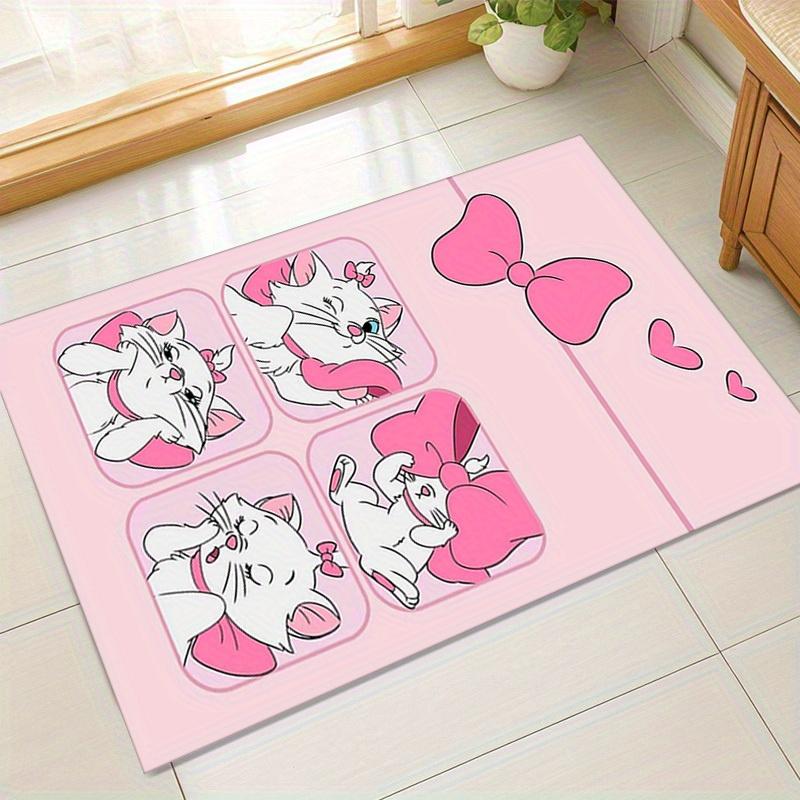1pc. Cute Cartoon Cat Pink Bow Heart Home Decorative Rug Office Carpet Outdoor Mat Gift for Room Decorationz0414215 60cm by 90cm
1pc. Cute Cartoon Cat Pink Bow Heart Home Decorative Rug Office Carpet Outdoor Mat Gift for Room Decorationz0414215 60cm by 90cm