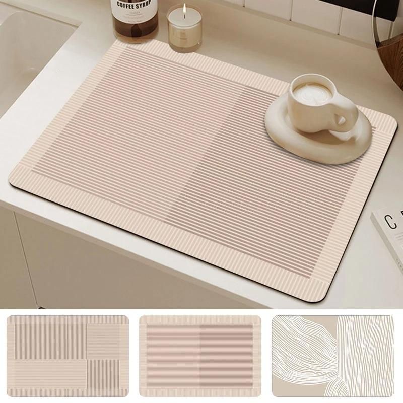 Large Kitchen Absorbent Mat Antiskid Coffee Machine Drain Pad Tableware Dish Draining Mats Quick Drying Mat Countertop Placemat 20x30cm
Large Kitchen Absorbent Mat Antiskid Coffee Machine Drain Pad Tableware Dish Draining Mats Quick Drying Mat Countertop Placemat 20x30cm