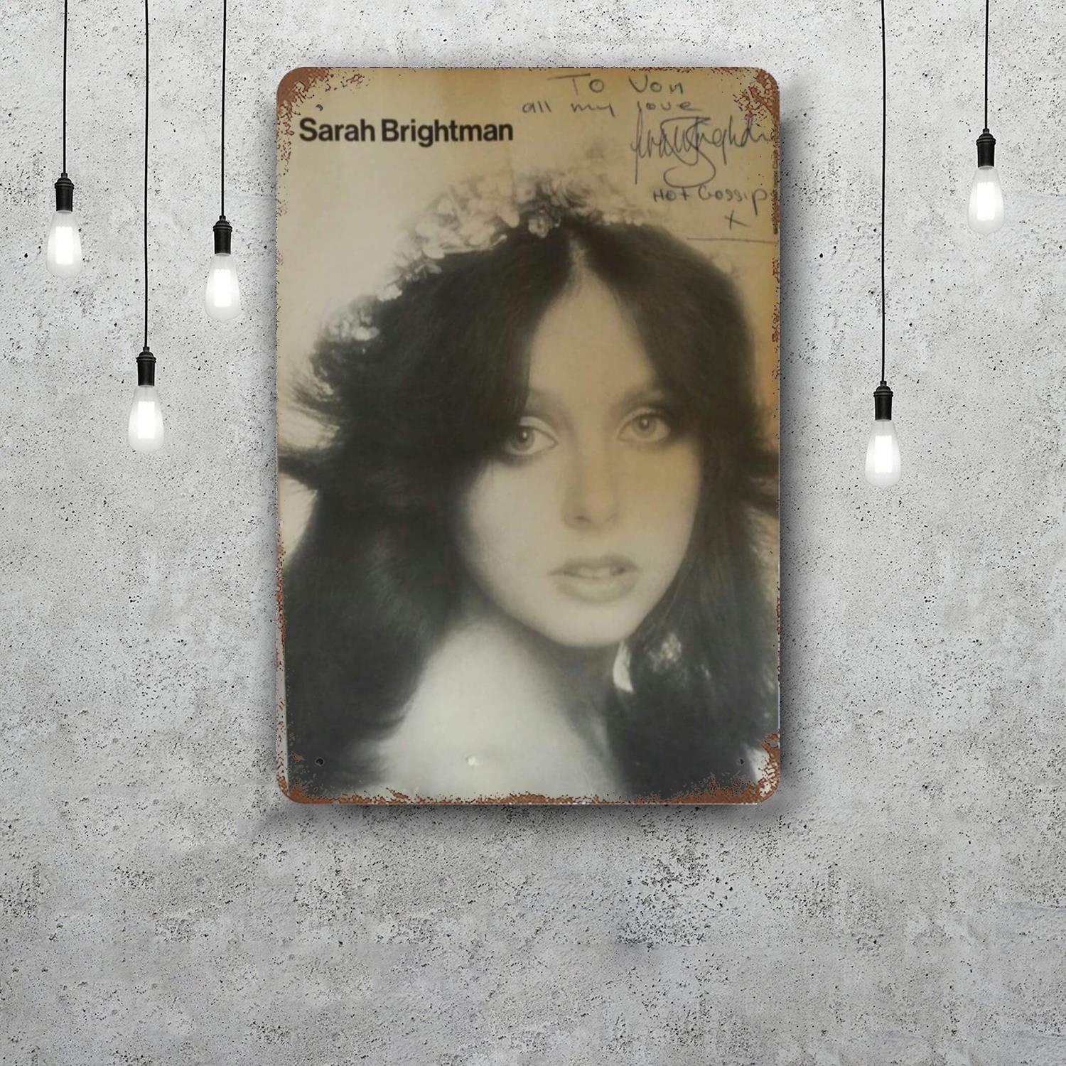 Sarah Brightman Vintage Tin Sign Home Decor Wall Decor Art Wall Mural Room Decoration Decor Retro Metal Sign Plate Bar Posters 20x30cm(7.8x11.8inch)
Sarah Brightman Vintage Tin Sign Home Decor Wall Decor Art Wall Mural Room Decoration Decor Retro Metal Sign Plate Bar Posters 20x30cm(7.8x11.8inch)