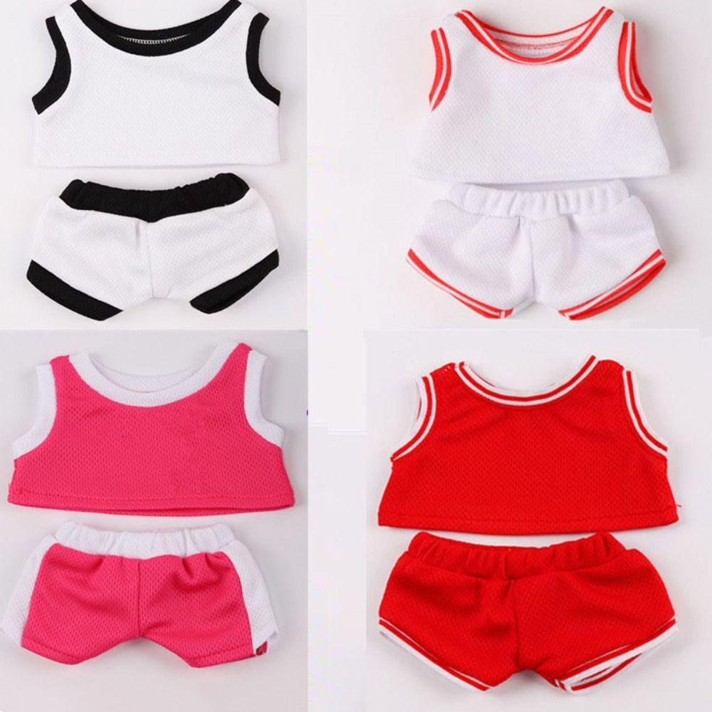 Handmade Sport Shorts Clothes Cute Swimsuit Vest Sports Uniform For 10/20cm Cotton Dolls White&Blue 20cm
Handmade Sport Shorts Clothes Cute Swimsuit Vest Sports Uniform For 10/20cm Cotton Dolls White&Blue 20cm