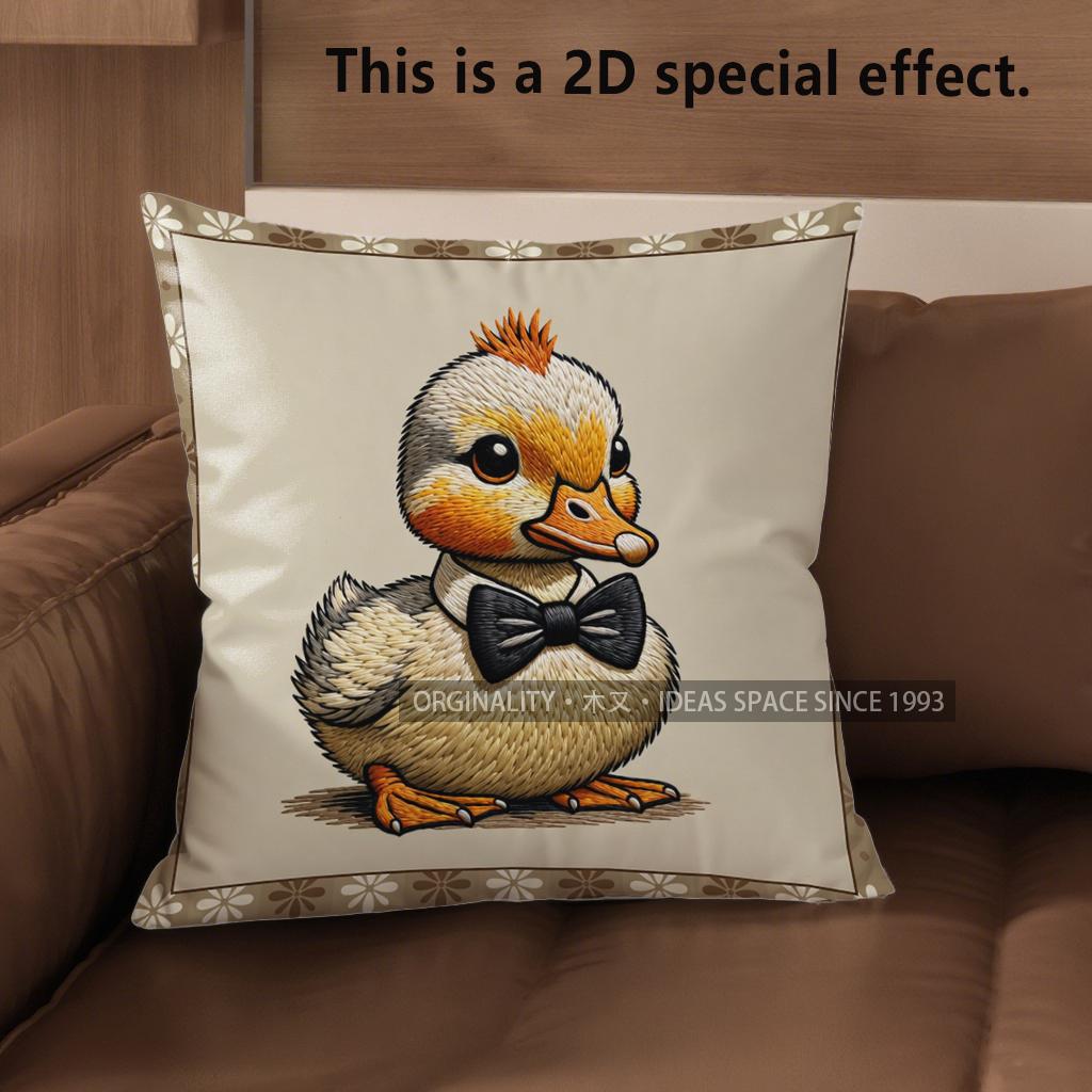 2D Cute Ducks With Bow Ties Throw Pillow Covers Pattern Cushion Cover Suitable For Sofa Bedroom Car Pillow Cover 40x40cm
2D Cute Ducks With Bow Ties Throw Pillow Covers Pattern Cushion Cover Suitable For Sofa Bedroom Car Pillow Cover 40x40cm