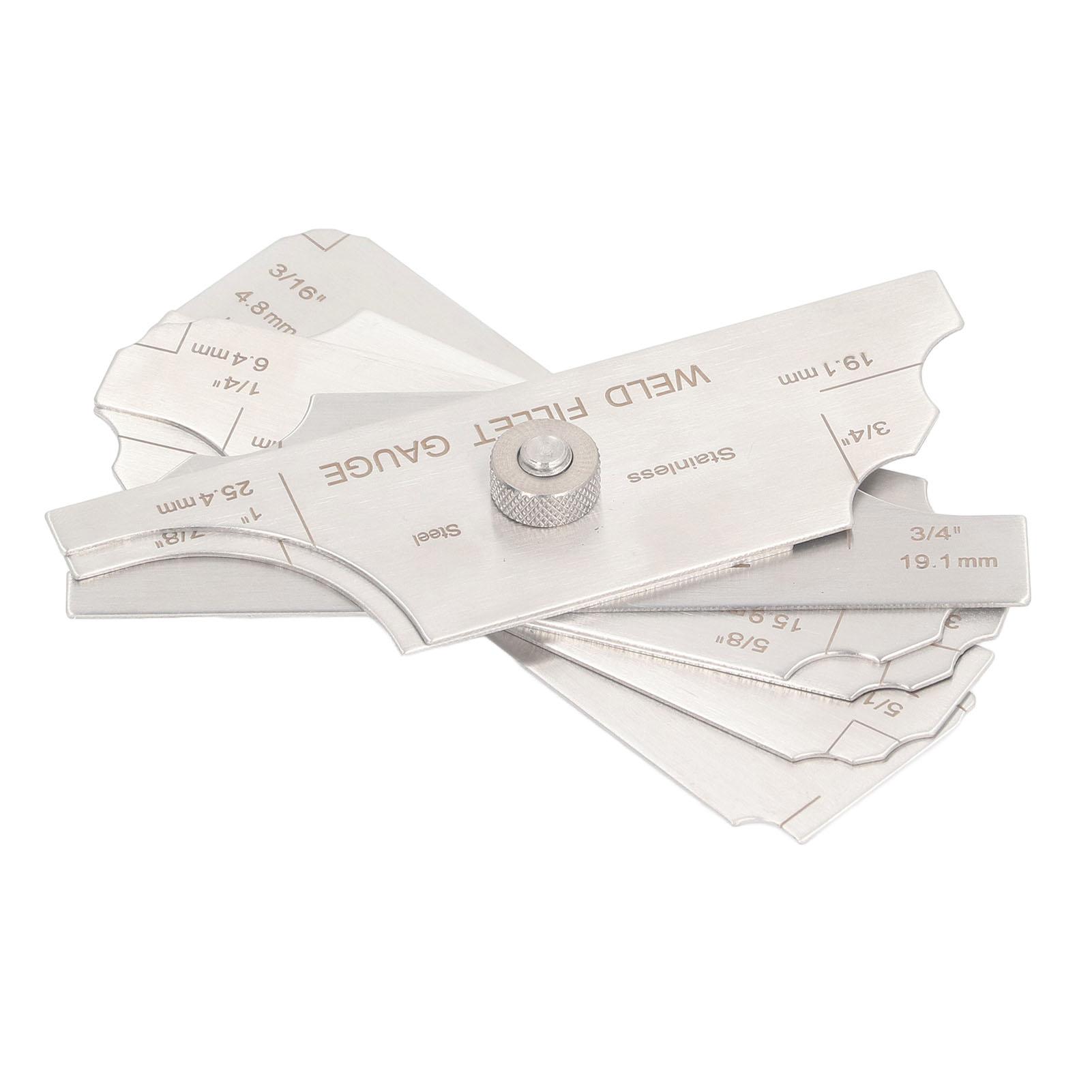 Сварочный угломер из нержавеющей стали, метрический и дюймовый, сварочный кулачковый шаблон, сварочный измерительный инструмент для контроля
Сварочный угломер из нержавеющей стали, метрический и дюймовый, сварочный кулачковый шаблон, сварочный измерительный инструмент для контроля