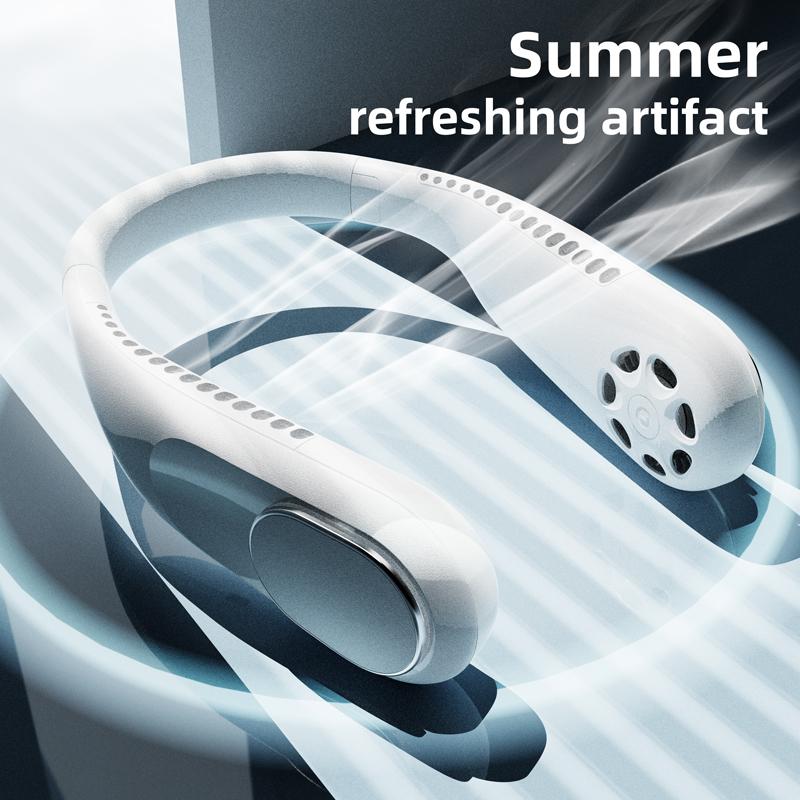 F60 Portable USB Charging Hanging Neck Mini Cooling Fan Summer Bladeless Fan Cooler White
F60 Portable USB Charging Hanging Neck Mini Cooling Fan Summer Bladeless Fan Cooler White
