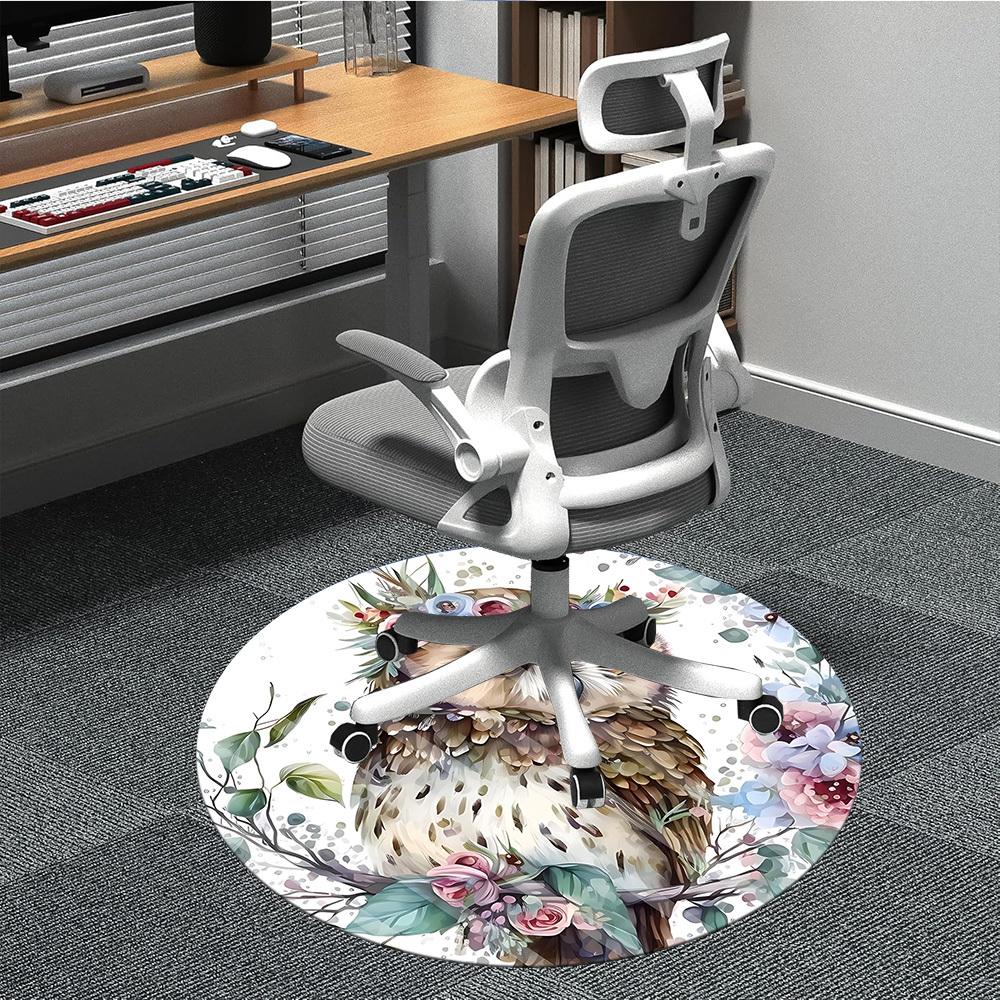 1pc Floral Owl Decor Chair Carpet for Office, Non-slip, Soft and Durable Office Rug for Decoration, Perfect for Office yy251229167 80cm by 80cm
1pc Floral Owl Decor Chair Carpet for Office, Non-slip, Soft and Durable Office Rug for Decoration, Perfect for Office yy251229167 80cm by 80cm