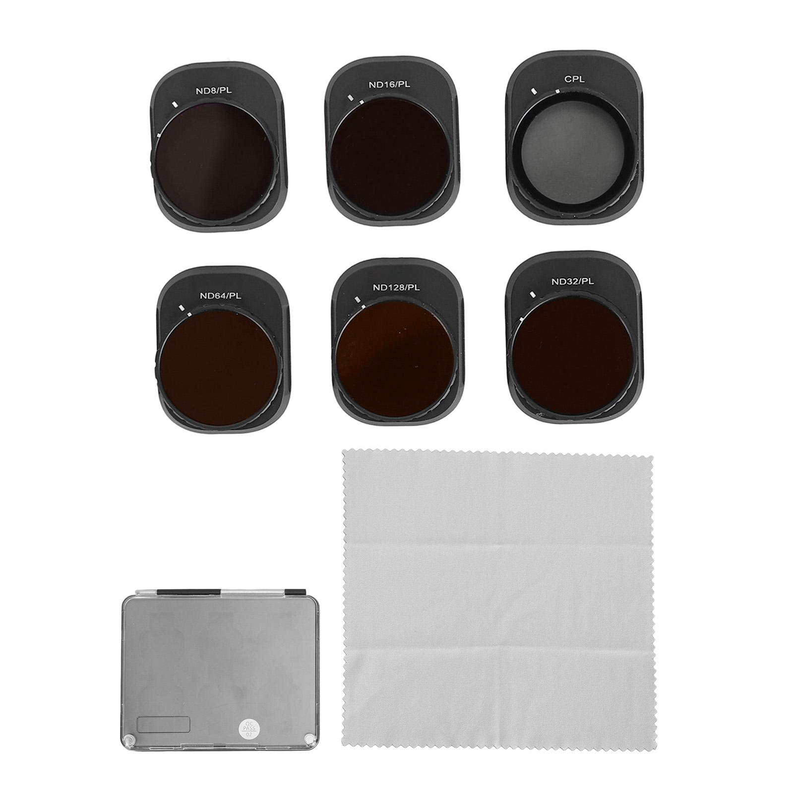 Комплект фильтров для объектива камеры дрона Professional High Definition CPL ND8PL ND16PL ND32PL ND64PL ND128PL
Комплект фильтров для объектива камеры дрона Professional High Definition CPL ND8PL ND16PL ND32PL ND64PL ND128PL