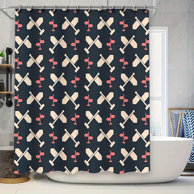 Modern Pattern Shower Curtain Navy Blue Golfing Decoration For Bathroom Decorations Blackout Waterproof Fabric Shower Curtains U W60H190(CM)-1 Pcs
Modern Pattern Shower Curtain Navy Blue Golfing Decoration For Bathroom Decorations Blackout Waterproof Fabric Shower Curtains U W60H190(CM)-1 Pcs