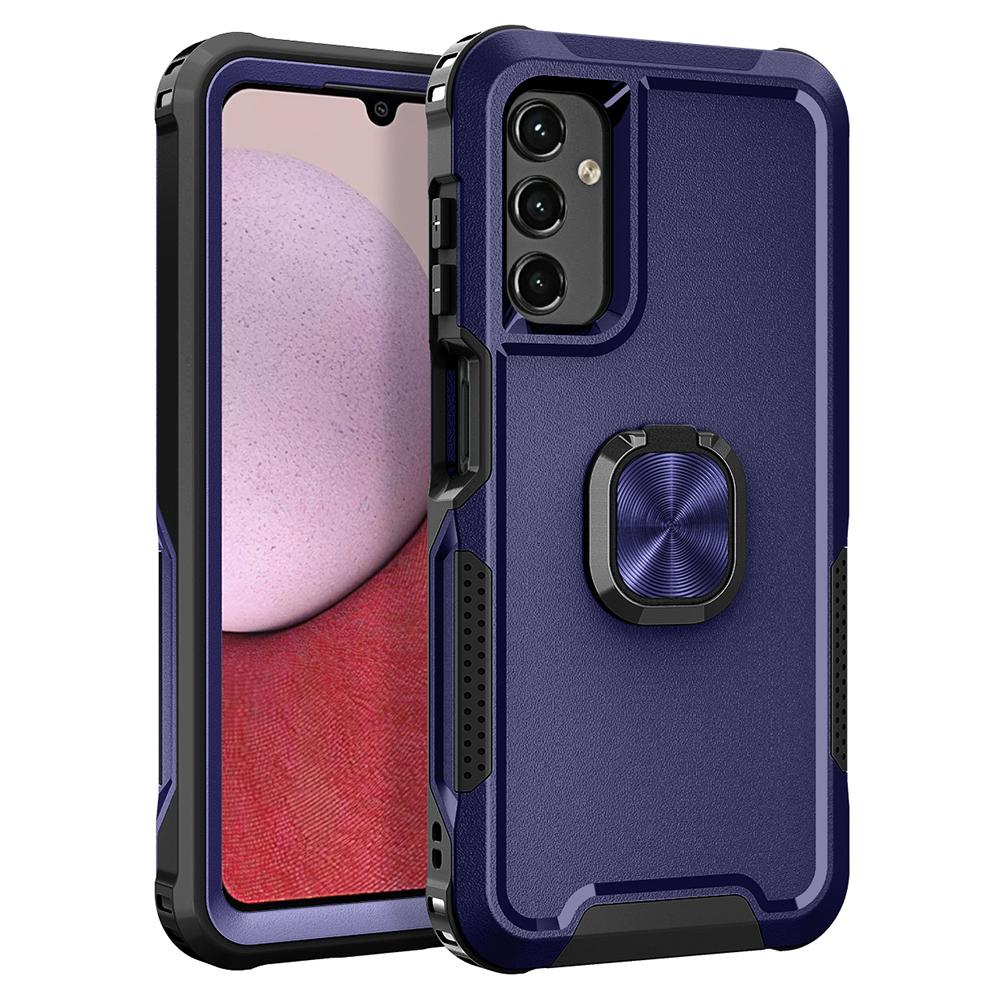 For Samsung Galaxy A14 5G/A14 4G Kickstand Phone Case Plastic Silicone Rotatable Ring Holder Cell Phone Cover Navy Blue
For Samsung Galaxy A14 5G/A14 4G Kickstand Phone Case Plastic Silicone Rotatable Ring Holder Cell Phone Cover Navy Blue