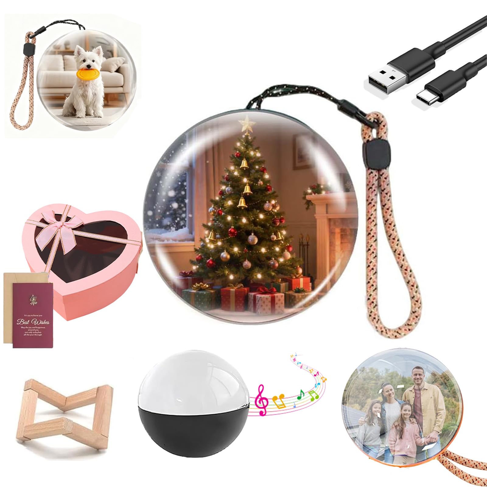 Персонализированный видеоплеер в виде хрустального шара - 2,7-дюймовый цифровой дисплей в форме сферы с возможностью загрузки пользовательских видео и изображений, светящиеся подарки One Size чёрный
Персонализированный видеоплеер в виде хрустального шара - 2,7-дюймовый цифровой дисплей в форме сферы с возможностью загрузки пользовательских видео и изображений, светящиеся подарки One Size чёрный