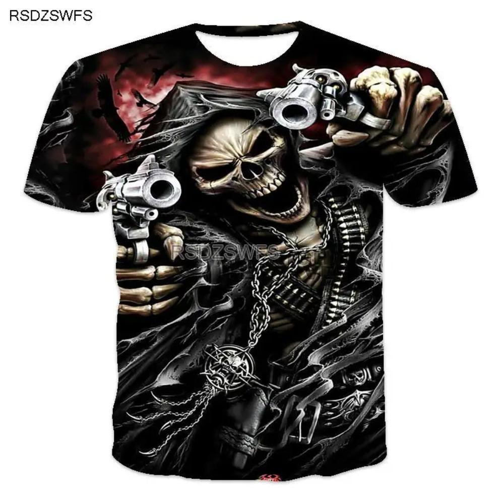 Skull 3D Printed T-shirt with Horror Figure Men s Casual Oversized Short-sleeved Streetwear Hip-hop 3D Printed Top 5XL
Skull 3D Printed T-shirt with Horror Figure Men s Casual Oversized Short-sleeved Streetwear Hip-hop 3D Printed Top 5XL