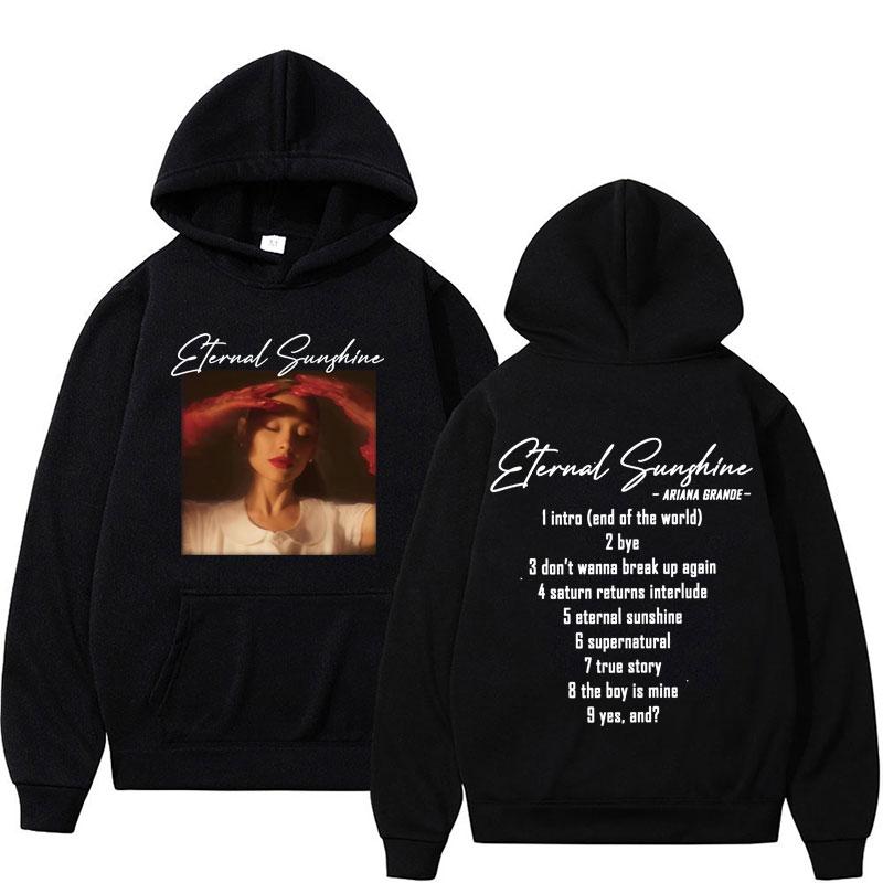 Singer Ariana 2024 Eternal Sunshine Music Album Hoodie Men Women Fashion Vintage Oversized Hoodies Hip Hop Style Sweatshirt Tops L
Singer Ariana 2024 Eternal Sunshine Music Album Hoodie Men Women Fashion Vintage Oversized Hoodies Hip Hop Style Sweatshirt Tops L