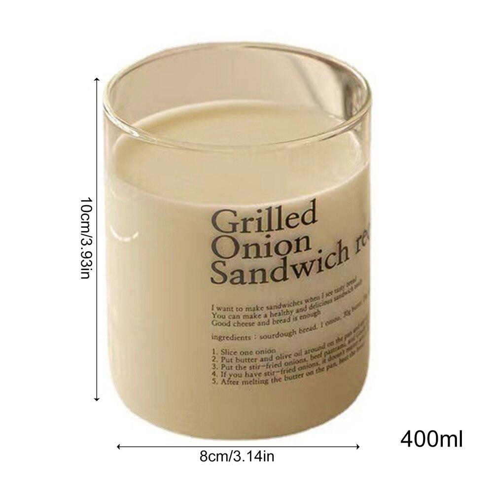 Прозрачная стеклянная чашка с печатными буквами, термостойкая, кофейная, молочная, для завтрака, стаканы для питья, стакан для сока, воды
Прозрачная стеклянная чашка с печатными буквами, термостойкая, кофейная, молочная, для завтрака, стаканы для питья, стакан для сока, воды